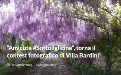 Amicizia sotto il glicine – contest fotografico a Villa Bardini